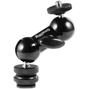 Double Ball Head with Cold Shoe & 14-20 Stud 1